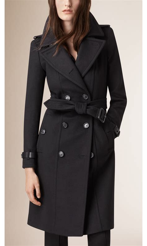 trench coat noir burberry